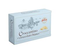Strega Alberti Croccantino BIANCO Barretta di Croccante alle Nocciole Ricoperta di Cioccolata Bianca 300g