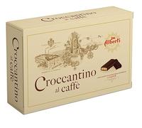 Strega Alberti Croccantino CAFFE Barretta di Croccante alle Nocciole Ricoperta di Cioccolato Fondente 300g