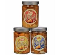 Strega Alberti Mix Babà al Limoncello, Liquore Strega e Rhum 580g [3 Barattoli]