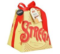 Strega Alberti Pandoro Soffice Farcito con Crema al Liquore Strega 1kg (2023) con Portachiavi CAIYA®
