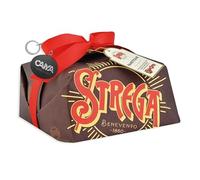 Strega Alberti, Panettone con Gocce di Cioccolato Farcito con Crema al Cioccolato al Liquore Strega 1kg - Novità 2022 con Portachiavi CAIYA®