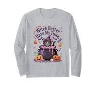 Strega Better Have My Tonno Cat Design Maglia a Manica