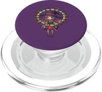 Strega carina che crea momenti magici con rospi PopSockets PopGrip per MagSafe