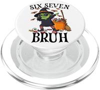 Strega Dabbing Sei Sette Bruh 6 7 Halloween 67 Bruh PopSockets PopGrip per MagSafe