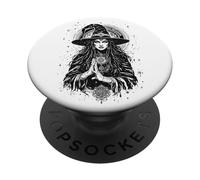 Strega dall'ultima vita Stregoneria Wiccan Witchy Pagans PopSockets PopGrip Adesivo