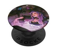 Strega della Sirena Profonda Calderone Enchanted Bath PopSockets PopGrip Adesivo
