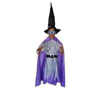 Strega dell'albero | Ornamenti decorativi per strega di Halloween, ciondolo a emissione luminosa con suoni spettrali per casa, interni ed esterni, portico, parete, porta, giardino