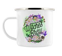 Strega Design Bianco Smalto Tè / Tazza di Caffè ~ Due Lato Stampa
