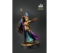 Strega Elfo Oscuro Congrega Oscura COMMISSIONE dipinto