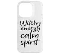 Strega Energia Spirito Calmo Vibrazioni Magiche Halloween Custodia per iPhone 14 Pro