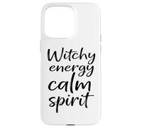 Strega Energia Spirito Calmo Vibrazioni Magiche Halloween Custodia per iPhone 15 Pro Max