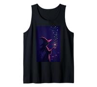 Strega Halloween Carino Occulto Stregoneria Stregoneria Donne Ragazze Canotta