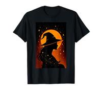 Strega Halloween Carino Occulto Stregoneria Stregoneria Donne Ragazze Maglietta