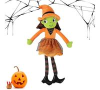 Strega in peluche, giocattolo di peluche strega Halloween, dolce decorazione per interni ufficio salotto ragazze