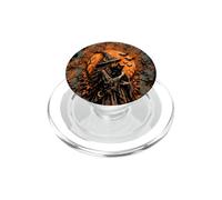 Strega misteriosa con gatto nero gotico strega di Halloween PopSockets PopGrip per MagSafe