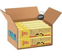 Strega Pan di Torrone Farcito con Pan di Spagna al Liquore e Ricoperto di Cioccolato Fondente 150g [CAIYA® BOX da 8 Confezioni]