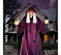 Strega Parlante Animata Da Appendere di Halloween 178 Cm per Halloween