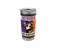 Strega Pinup infastidita e stregata Halloween Bicchiere termico in acciaio inox doppia parete