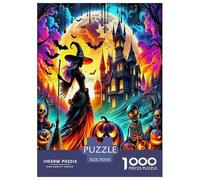 Strega Puzzle Puzzle Da 1000 Pezzi Gioco Di Sfidaans Per Adulti Castle Puzzle Impossibile Gioco Educativo Familiare Regalo Per La Decorazione Domestica 70x50cm/1000pcs