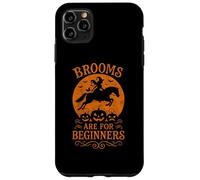 Strega scopa cavallo ragazza Halloween costume cavalli equestre Custodia per iPhone 11 Pro Max