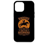 Strega scopa cavallo ragazza Halloween costume cavalli equestre Custodia per iPhone 12 Pro Max