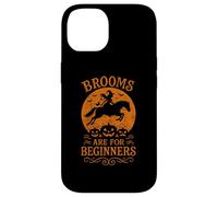 Strega scopa cavallo ragazza Halloween costume cavalli equestre Custodia per iPhone 14