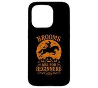 Strega scopa cavallo ragazza Halloween costume cavalli equestre Custodia per iPhone 15 Pro