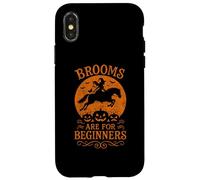 Strega scopa cavallo ragazza Halloween costume cavalli equestre Custodia per iPhone X/XS