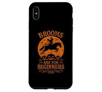 Strega scopa cavallo ragazza Halloween costume cavalli equestre Custodia per iPhone XS Max