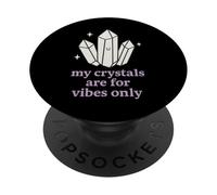 Strega secolare cristallo ironico scettico fasi lunari senza incantesimi PopSockets PopGrip Adesivo