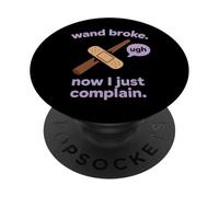 Strega secolare cristallo ironico scettico fasi lunari senza incantesimi PopSockets PopGrip Adesivo