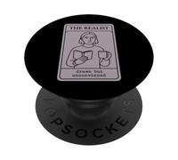 Strega secolare cristallo ironico scettico fasi lunari senza incantesimi PopSockets PopGrip Adesivo