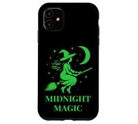 Strega sulla luna Magia Halloween e arte mistica Custodia per iPhone 11