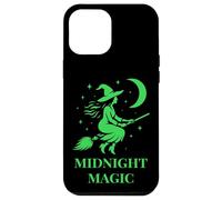 Strega sulla luna Magia Halloween e arte mistica Custodia per iPhone 12 Pro Max