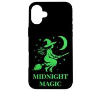 Strega sulla luna Magia Halloween e arte mistica Custodia per iPhone 16 Plus