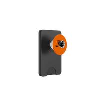 Strega Volante Seduto Astride Un Broomstick Davanti Alla Luna 2 PopSockets PopWallet per MagSafe