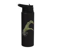 Strega Zombie Cuore Mano Gotico Coppia Abbinata Halloween Stainless Steel Insulated Water Bottle