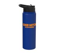 Streghe abbinate Halloween Buona strega solo scherzando Stainless Steel Insulated Water Bottle
