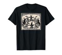 Streghe Cerchio Danza Hexe Gothic Wicca Pagan Witch Occulto Maglietta