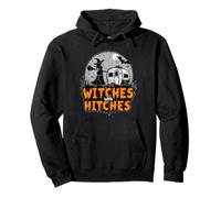 Streghe con intoppi Divertente Halloween RV Camping Trailer Felpa con Cappuccio