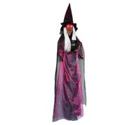 Streghe Di Halloween Oggetti per casa stregata animati, urlanti da esterno, | Decorazione Streghe Halloween Con Occhi Luminosi E Calderone Per Case Infestate, Feste E Ambienti Domestici