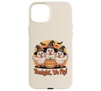 Streghe di pollo divertenti stasera voliamo Halloween Custodia per iPhone 15 Plus