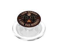 Streghe Dio non voglia che una ragazza abbia hobby Moon Campfire PopSockets PopGrip per MagSafe