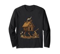 Streghe Folklore Cabina Scura Design Maglia a Manica