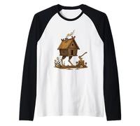 Streghe Folklore Cabina Scura Design Maglia con Maniche Raglan
