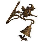 Streghe Sensori di Movimento Campanello Magia Suono Effetto di Luce Halloween Decorazione Esterna del Metallo Decorazione di Halloween Decorazione di Halloween Streghe del Metallo