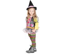 Streghetta del Gatto Nero Costume Travestimento Halloween Bambina Ciao