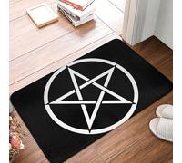 Stregoneria Del Pentacolo, Wicca, Pagana Moderna, Stregoneria Tappeto Ingresso Casa Antisporco Tappetini Porta Dingresso Divertenti Tappeti D'Ingresso Per Terrazzo Camera Letto Balcone 40X60 Cm