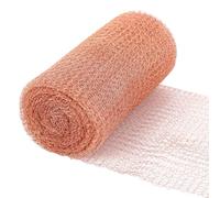 Strehknewen Rete in Rame 12,7cm × 6m - Barriera anti lumache e limacce, repellente naturale per orto e giardino, protezione contro roditori e insetti, riutilizzabile e facile da tagliare