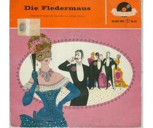 STREICH, Rita / ANDERS, Peter / HOFMANN, Willy / SCHNEIDER, Willy - Die Fledermaus (Querschnitt durch die Operette von Johann Strauß) / 20038 EPH
